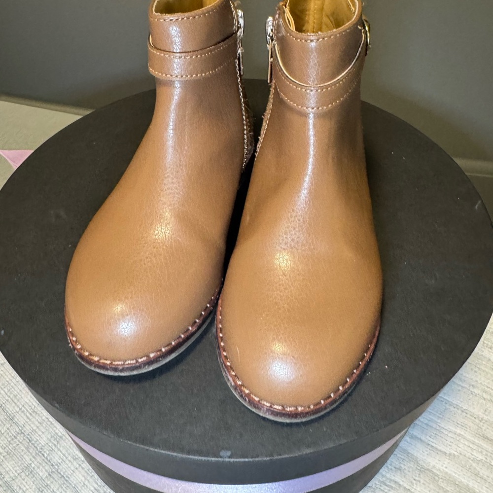 Brown Leather Ankle Boots